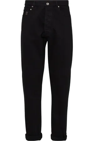 Brunello Cucinelli Hombre, Vaqueros, Negro, Talla: 3XL