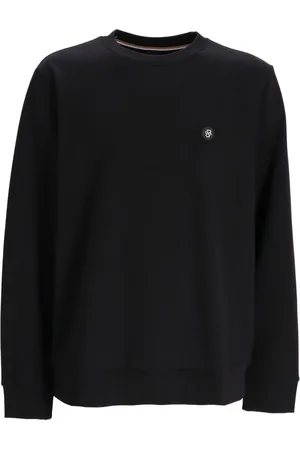 HUGO BOSS Hombre, Sudaderas, Negro, Talla: L