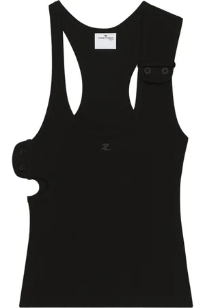 Courrèges Mujer, Camisetas, Negro, Talla: M