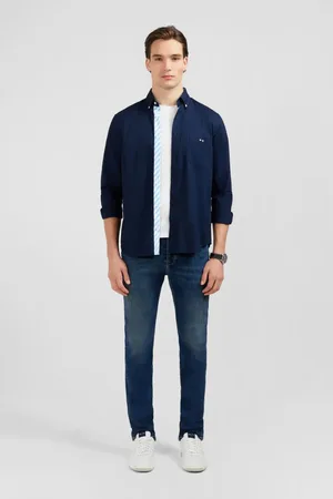 Eden Park Hombre, Camisas, Azul, Talla: M