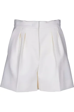 Max Mara Mujer, Pantalones cortos, Blanco, Talla: M