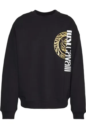 Roberto Cavalli Hombre, Sudaderas, Negro, Talla: S