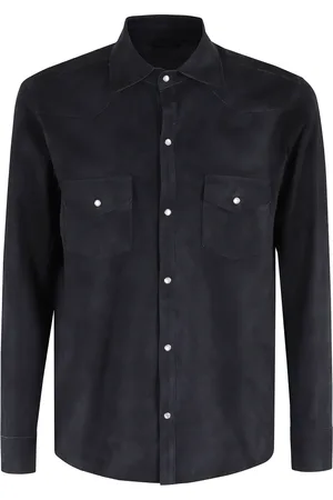 ELEVENTY Hombre, Camisas, Azul, Talla: L