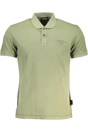 Napapijri Hombre, Camisetas, Verde, Talla: M