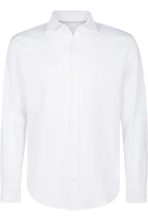 ELEVENTY Hombre, Camisas, Blanco, Talla: S