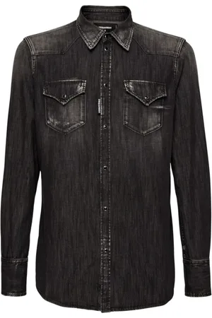 Dsquared2 Hombre, Camisas, Gris, Talla: M