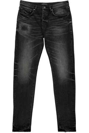 Purple Brand Hombre, Vaqueros, Negro, Talla: W32