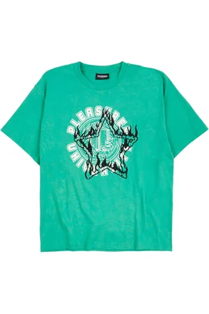 Pleasures Hombre, Camisetas, Verde, Talla: S