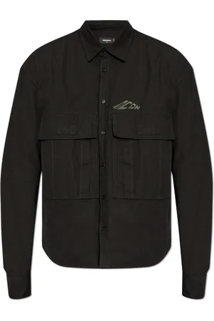 Dsquared2 Hombre, Camisas, Negro, Talla: 2XL