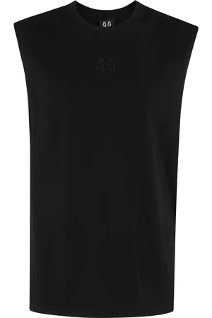 44 Label Group Hombre, Camisetas, Negro, Talla: L