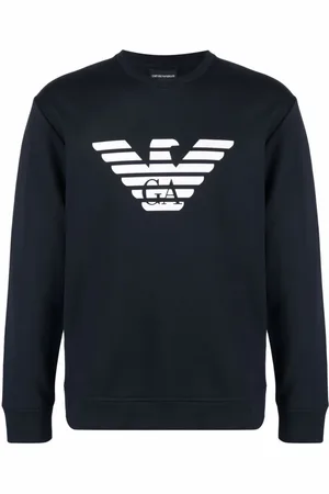 Emporio Armani Hombre, Sudaderas, Azul, Talla: XS
