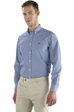HARMONT&BLAINE Hombre, Camisas, Azul, Talla: M