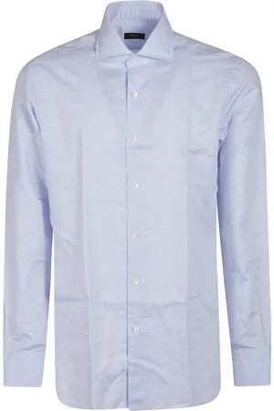 BARBA Hombre, Camisas, Azul, Talla: 2XL