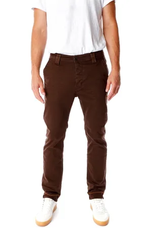 BLUE DE GENES Hombre, Pantalones, Marrón, Talla: W31 L32