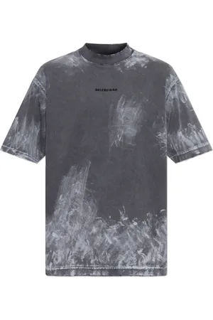 Balenciaga Hombre, Camisetas, Gris, Talla: M