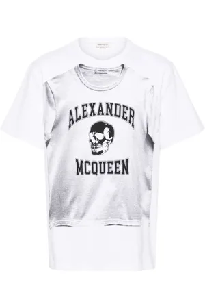 Alexander McQueen Hombre, Camisetas, Blanco, Talla: XL