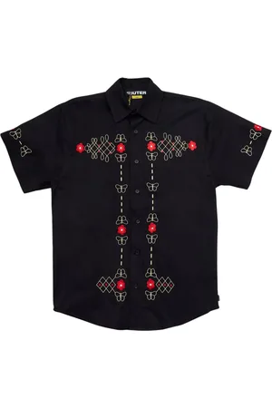 IUTER Hombre, Camisas, Negro, Talla: XL