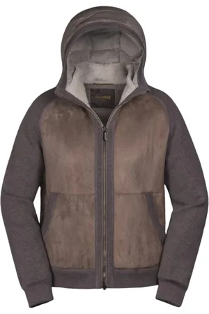 MOORER Hombre, Chaquetas, Marrón, Talla: L