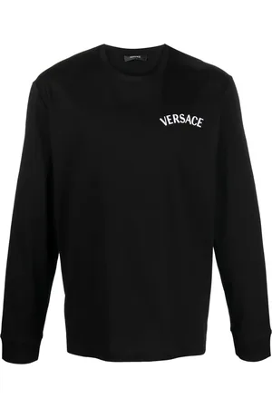 VERSACE Hombre, Camisetas, Negro, Talla: L