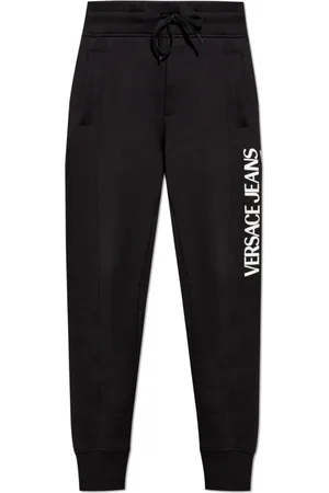 VERSACE Hombre, Pantalones, Negro, Talla: XL