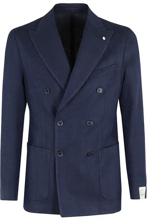 L.B.M. 1911 Hombre, Chaquetas, Azul, Talla: M