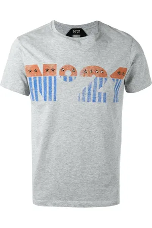Nº21 Hombre, Camisetas, Gris, Talla: M