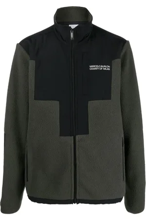 MARCELO BURLON Hombre, Sudaderas, Verde, Talla: L