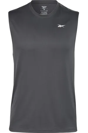 Reebok Hombre, Camisetas, Negro, Talla: S