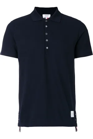 Thom Browne Hombre, Camisetas, Azul, Talla: S