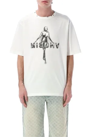 MISBHV Hombre, Camisetas, Blanco, Talla: L
