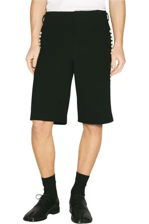 Comme des Garçons Hombre, Pantalones cortos, Negro, Talla: S