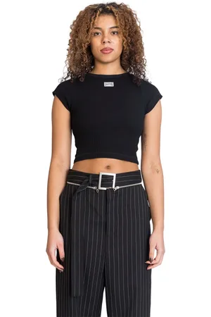 Jean Paul Gaultier Mujer, Camisetas, Negro, Talla: L