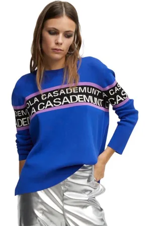 Lola Casademunt Mujer, Jerseys, Azul, Talla: S