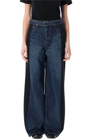 SACAI Mujer, Vaqueros, Azul, Talla: L