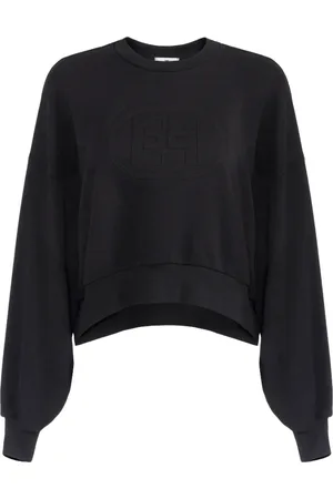Elisabetta Franchi Mujer, Sudaderas, Negro, Talla: M