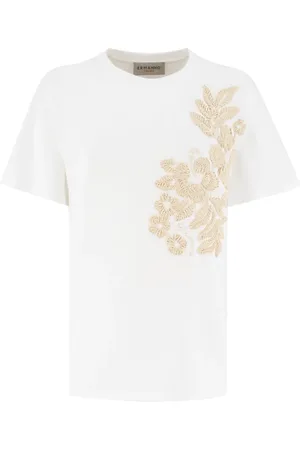 ERMANNO SCERVINO Mujer, Camisetas, Blanco, Talla: XS