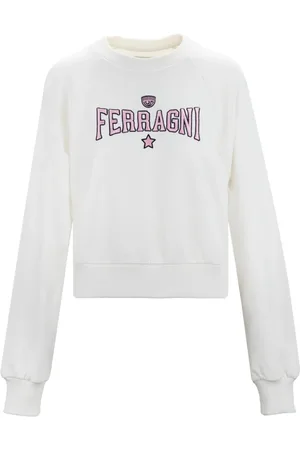 Chiara Ferragni Mujer, Sudaderas, Blanco, Talla: S