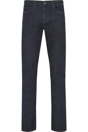 CANALI Hombre, Vaqueros, Azul, Talla: 2XL