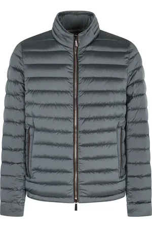 MOORER Hombre, Chaquetas, Azul, Talla: M