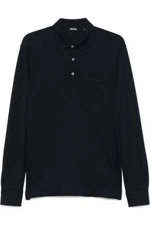 Ermenegildo Zegna Hombre, Camisetas, Azul, Talla: M
