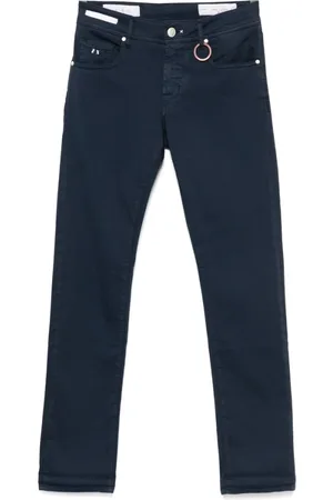 sartoria tramarossa Hombre, Pantalones, Azul, Talla: W40