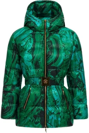 Roberto Cavalli Mujer, Chaquetas, Verde, Talla: 2XL