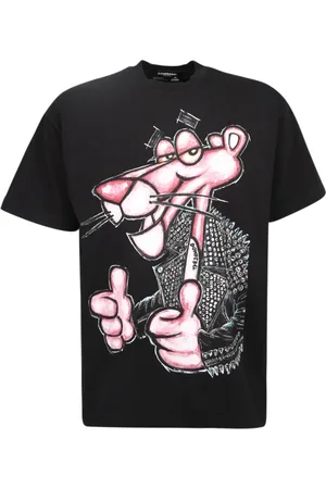 DOMREBEL Hombre, Camisetas, Negro, Talla: S