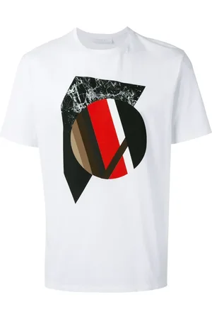Neil Barrett Hombre, Camisetas, Blanco, Talla: S