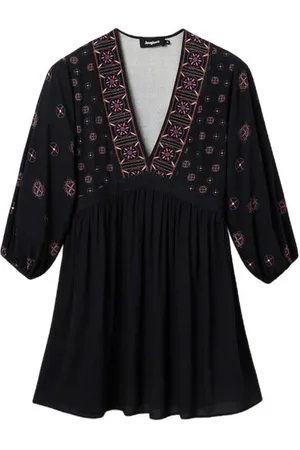 Desigual Mujer, Vestidos, Negro, Talla: S