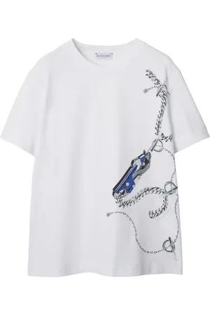 Burberry Mujer, Camisetas, Blanco, Talla: S