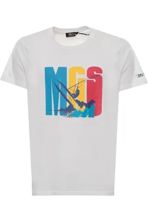 MCS Hombre, Camisetas, Blanco, Talla: L