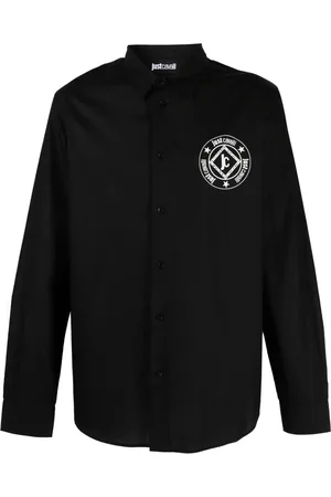 Roberto Cavalli Hombre, Camisas, Negro, Talla: M
