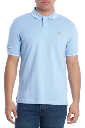 La Martina Hombre, Camisetas, Azul, Talla: S