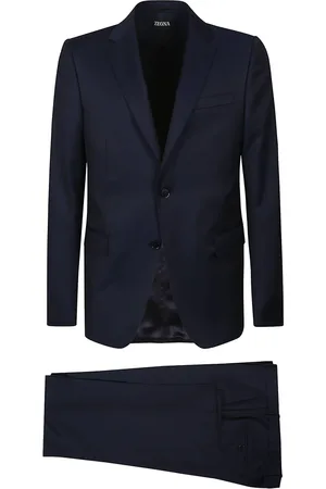 Ermenegildo Zegna Hombre, Trajes, Azul, Talla: L